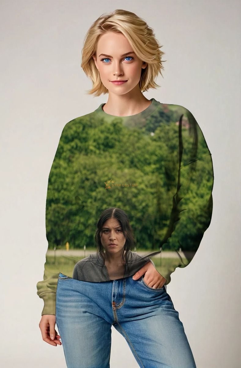 Gray Maya Lopez Sweatshirt – Bold Heroic Design