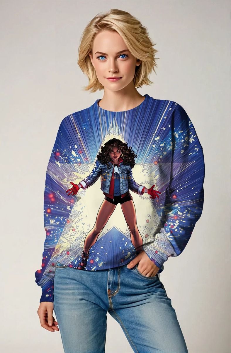 America Chavez Sweatshirt – Star-Power Heroine