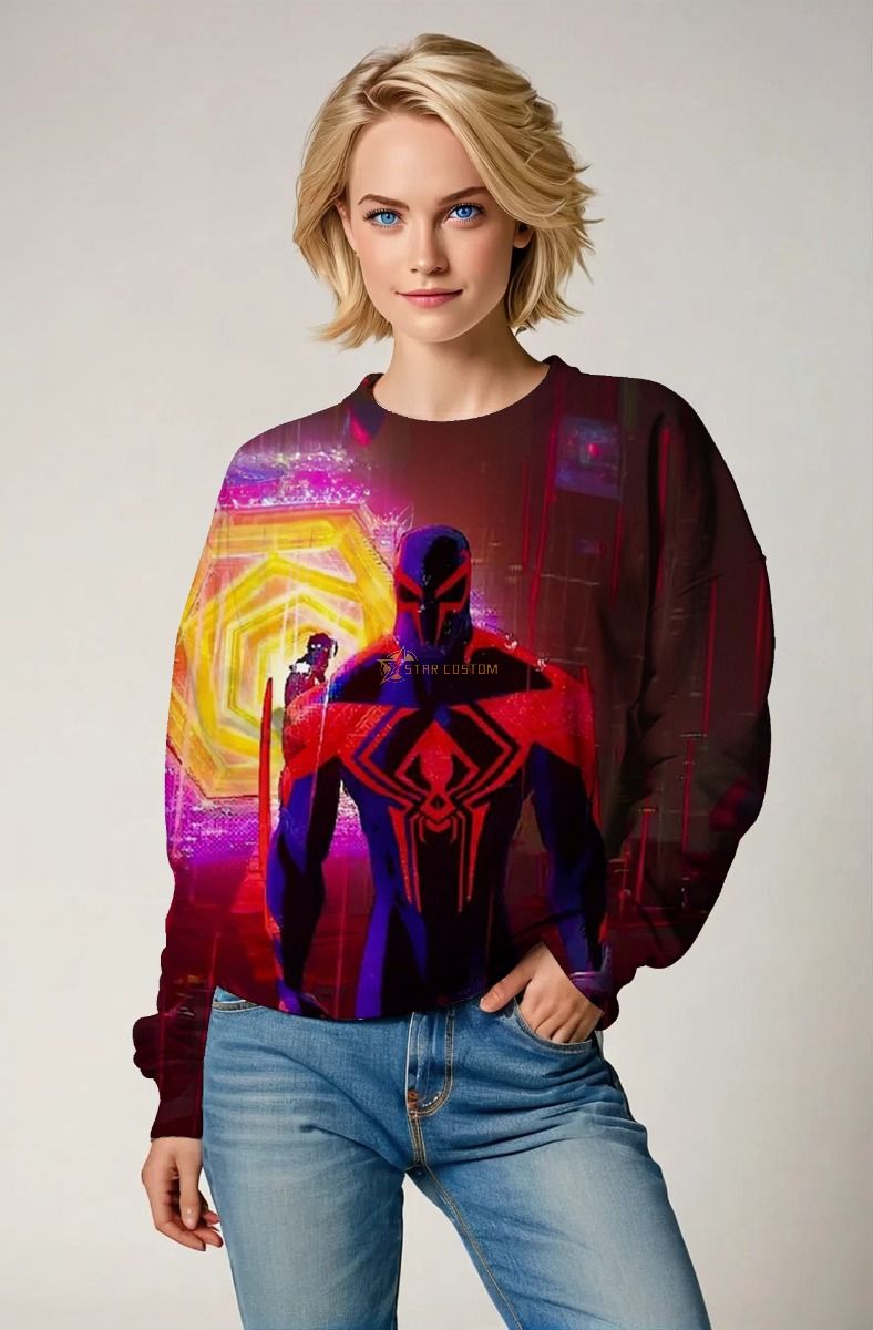 Miguel O’Hara Sweatshirt – Spider-Man 2099 in Action