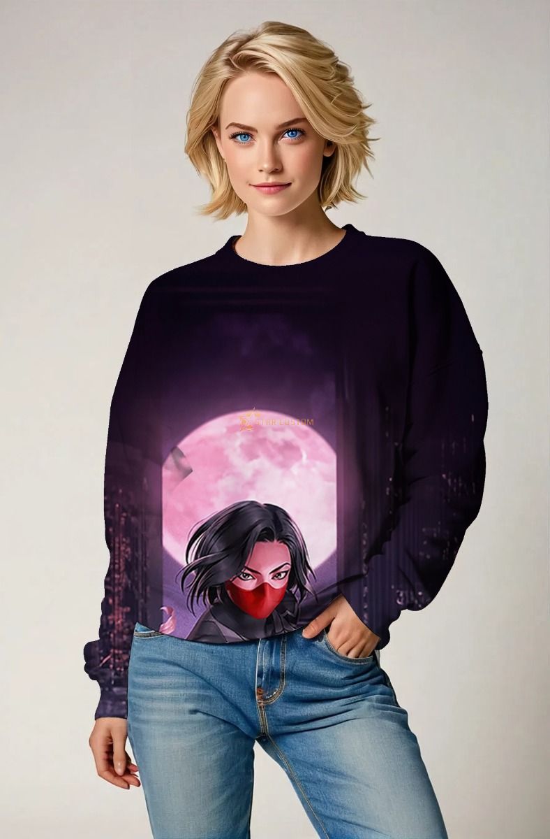 Cindy Moon Sweatshirt – Silk Spider Vibes