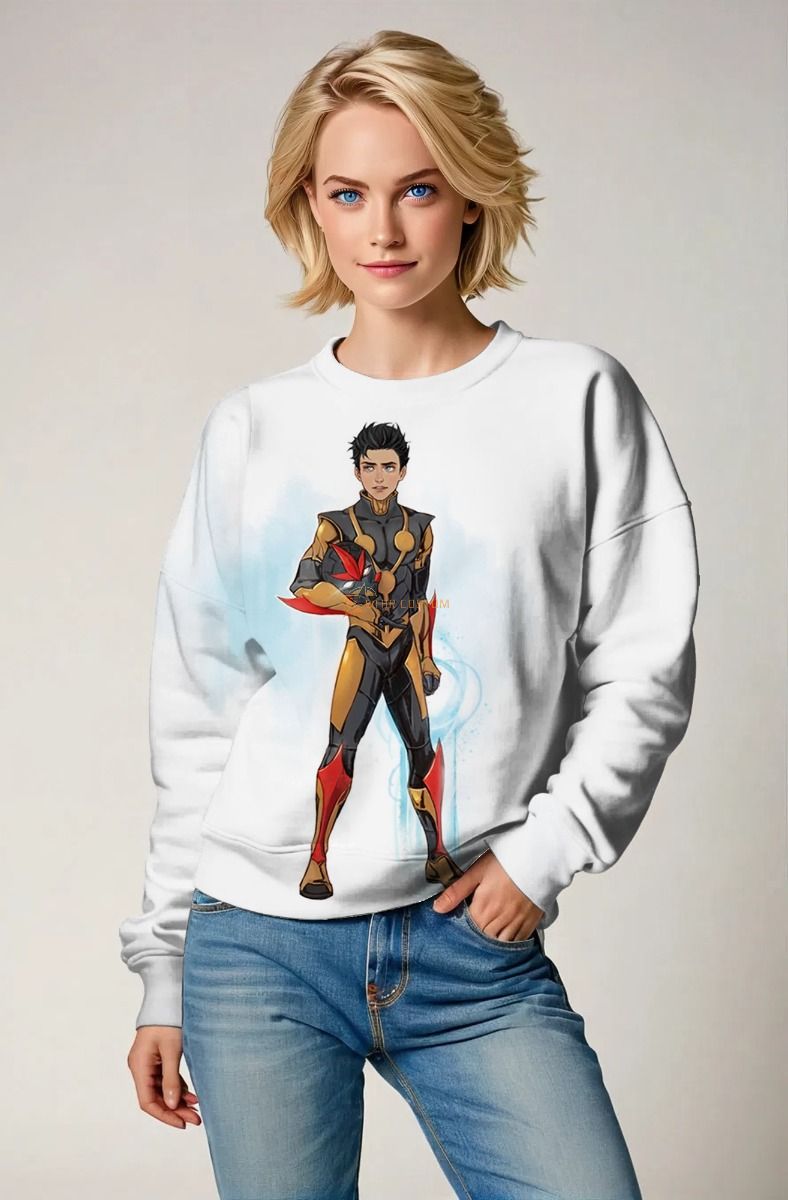 Sam Alexander Crewneck Sweatshirt – Nova this sweatshirt captures his intergalactic powers