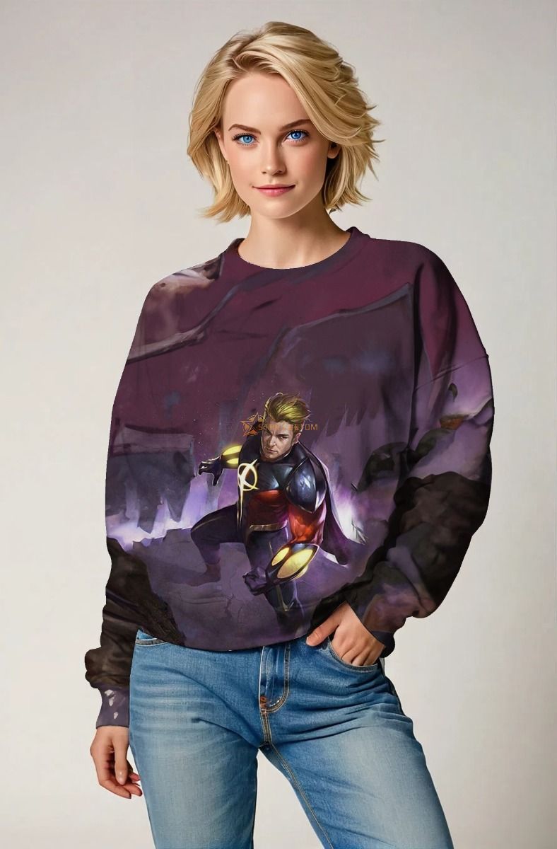 Quasar (Wendell Vaughn) Sweatshirt - Cosmic Red Edition