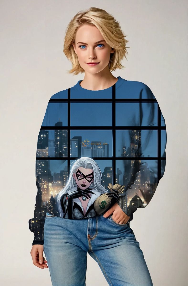 Felicia Hardy / Black Cat Sweatshirt - Heist Night Edition
