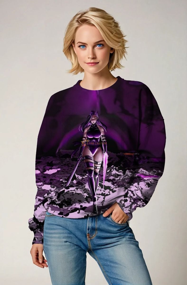 Psylocke (Betsy Braddock) Sweatshirt - Power of the Mind