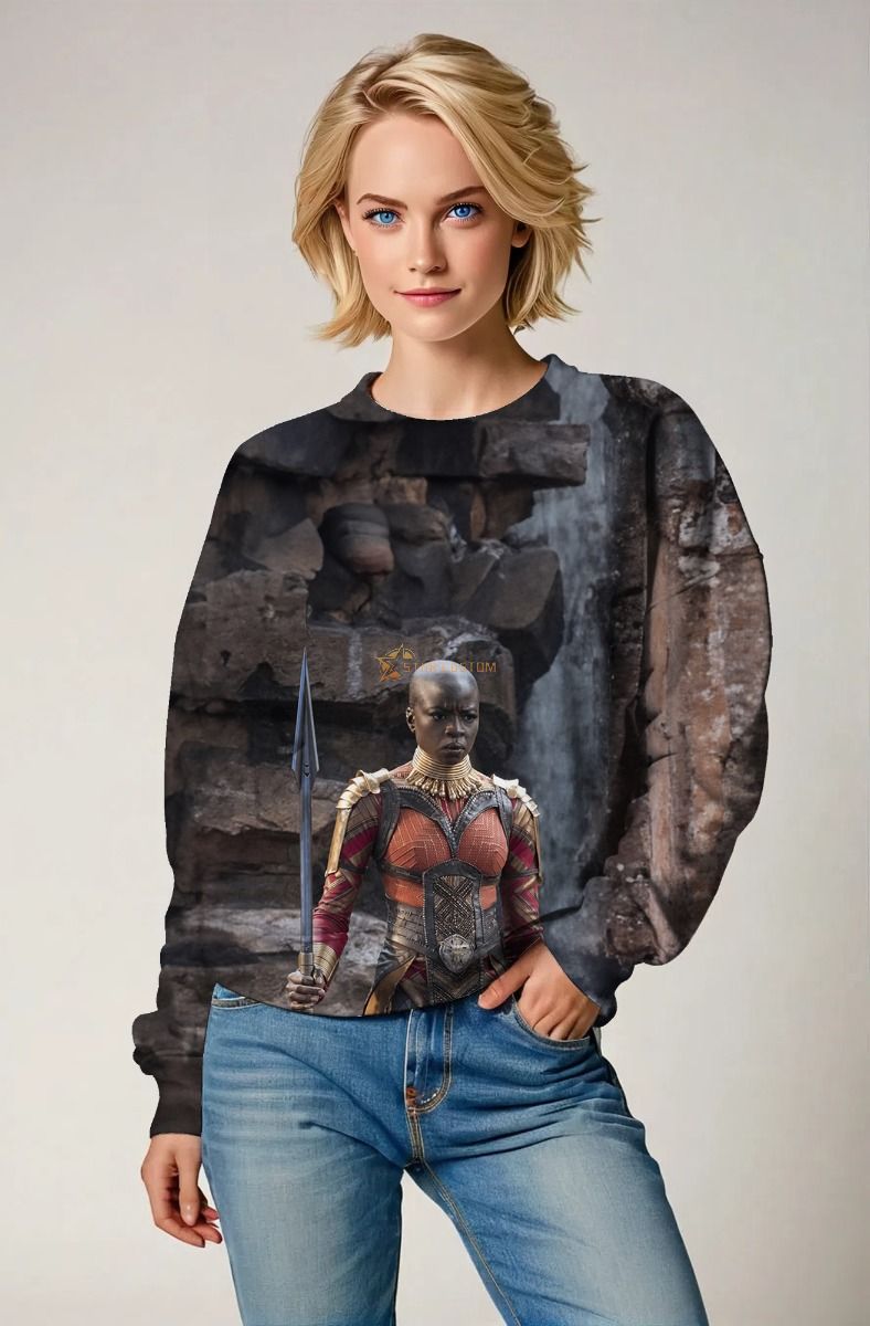 Okoye Sweatshirt - Embrace the Warrior Spirit of Wakanda