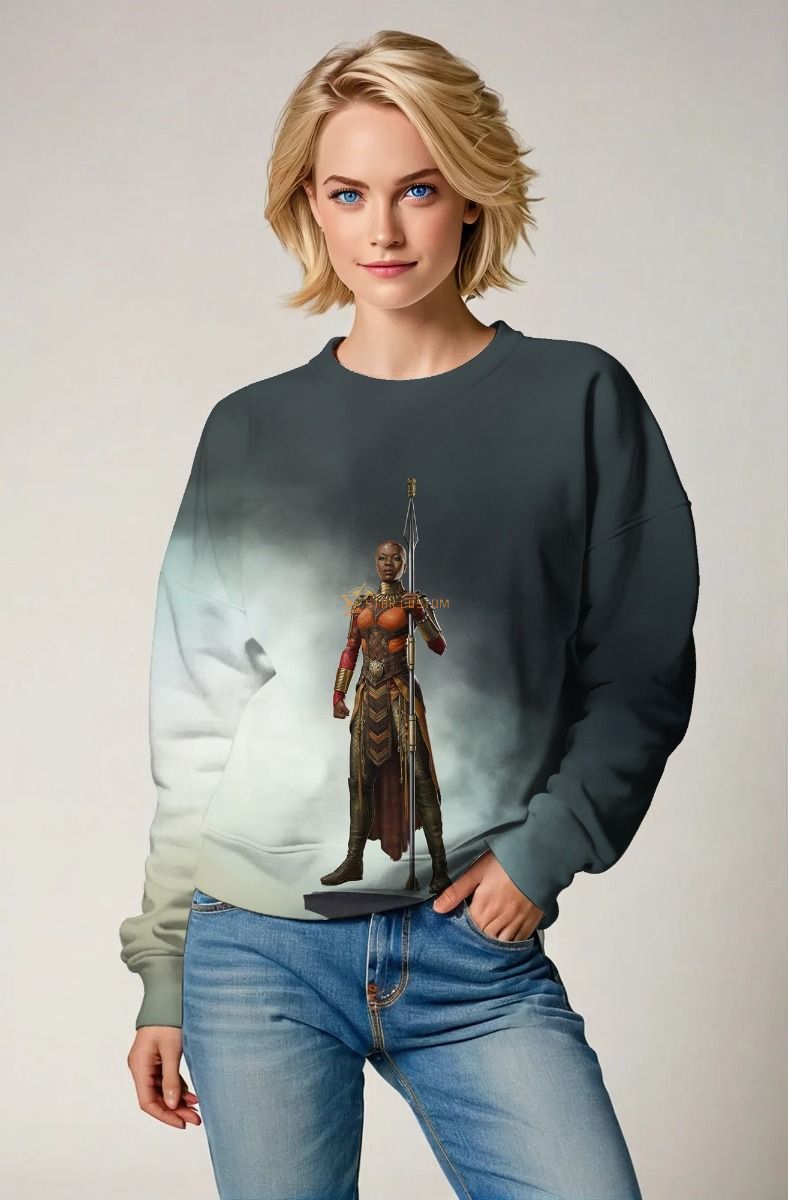 Okoye Sweatshirt - Embrace the Power of Wakanda