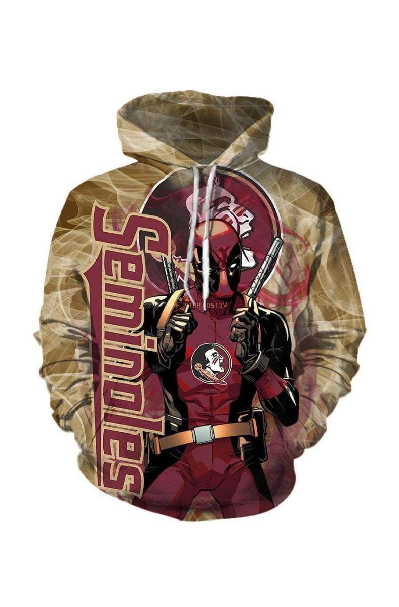 Pullover Yellow Deadpool Florida State S Hoodie Yellow