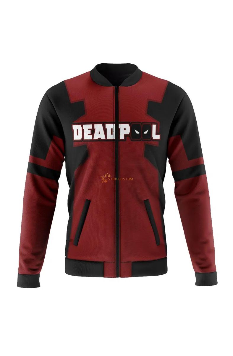 Deadpool Marvel Casual Bomber Jacket