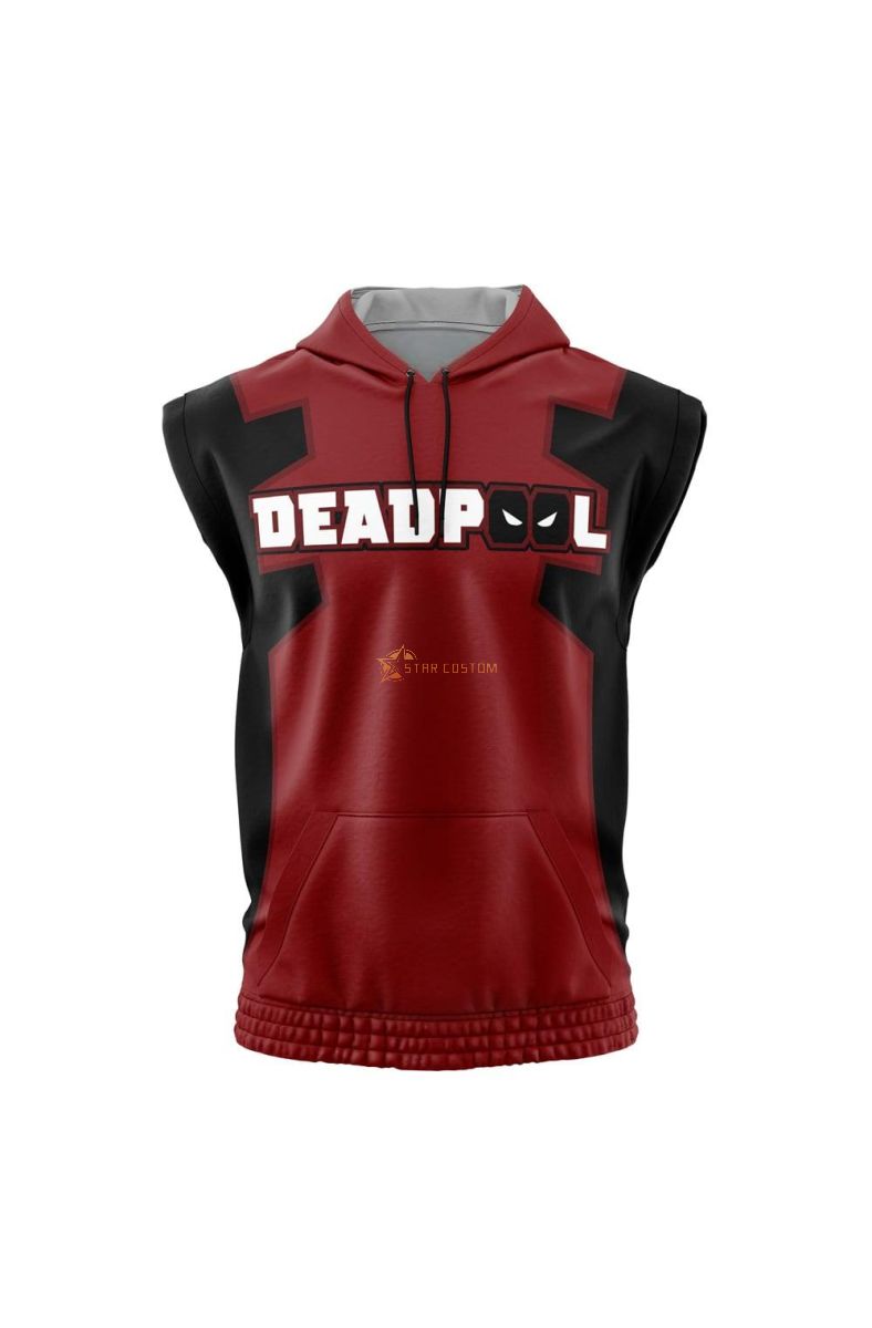 Deadpool Marvel Sleeveless Hoodie