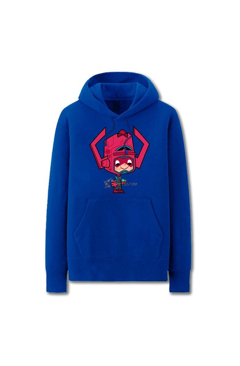 Solid Color Galactus Cartoon Style Fantastic Four Hoodie Solid