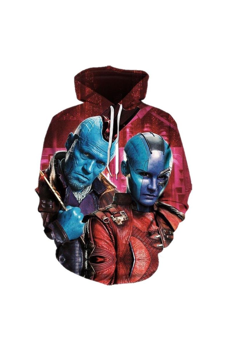 Galaxy Guard Anime Hoodie Streetwear Urban Style