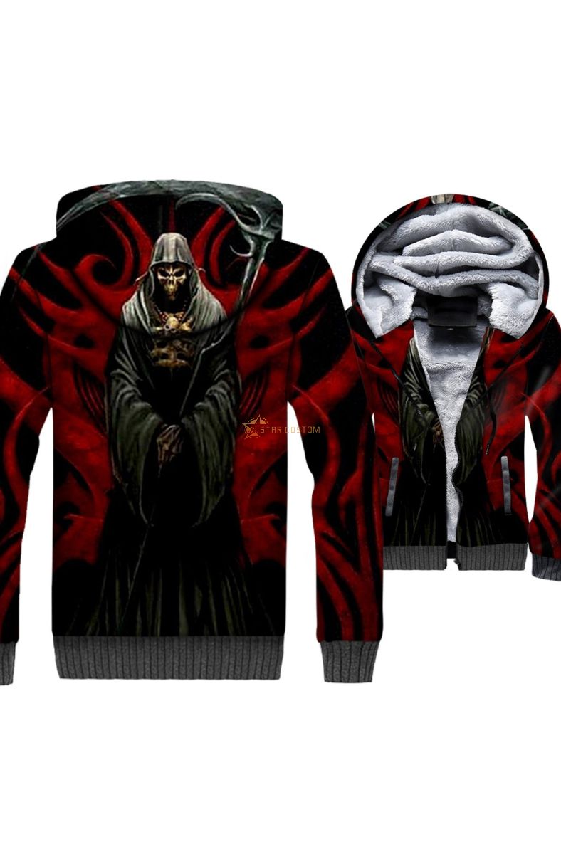Ghost Rider Series Death Hoodie Unisex Urban Style