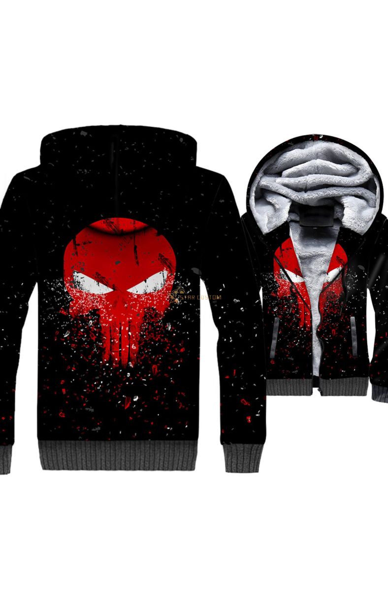 Ghost Rider Series Devil Hoodie Red