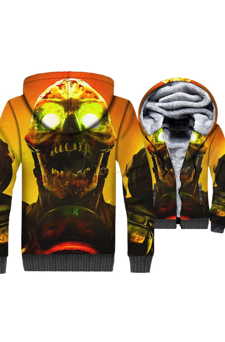 Ghost Rider Series Devil Hoodie Graphic Classic Fit