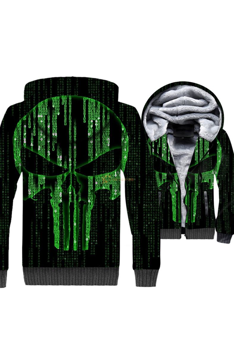 Ghost Rider Series Punis Hoodie Green