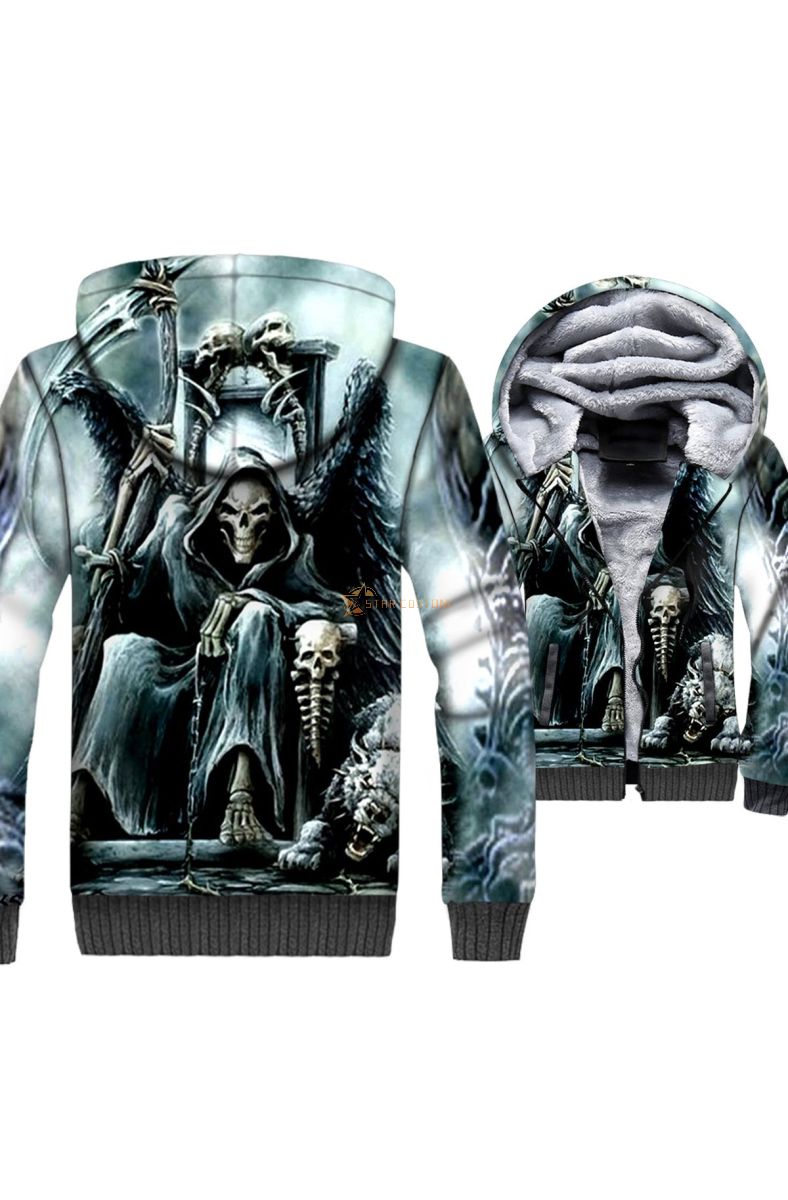 Ghost Rider Skull Series Hoodie Streetwear Unisex
