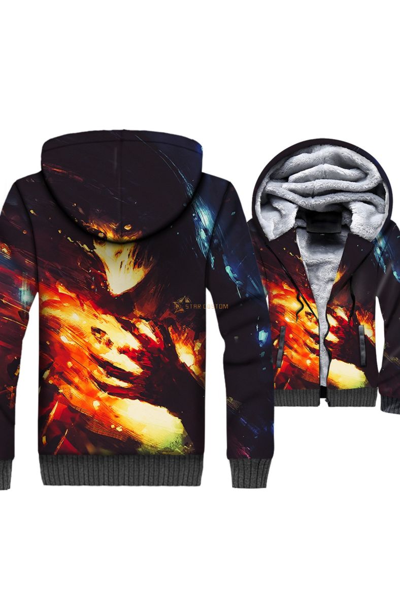 Ghost Rider Skull Series Hoodie Urban Style Streetwear