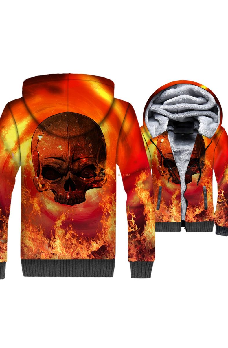 Ghost Rider Skull Series Hoodie Unisex Streetwear