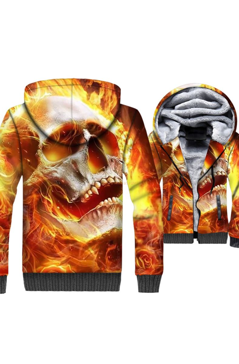 Ghost Rider Skull Series Hoodie Unisex Comfort Wear