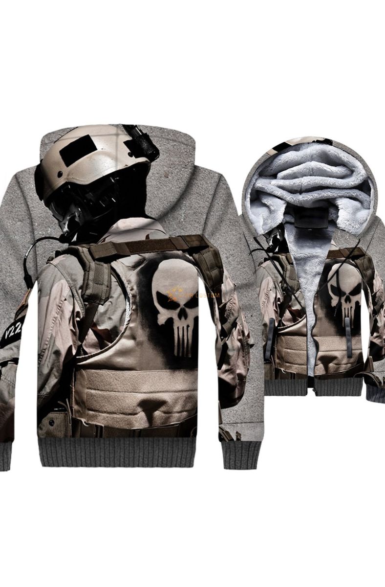 Ghost Rider Skull Series Hoodie Urban Style Classic Fit