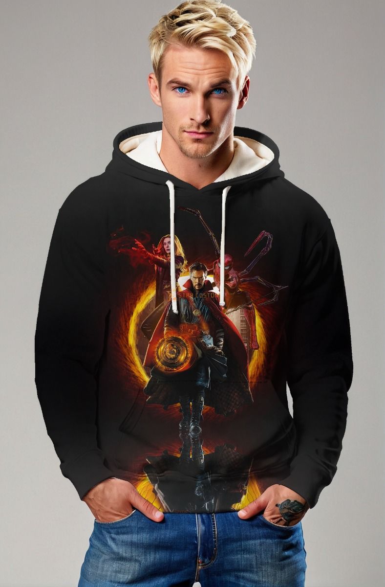 Black Doctor Strange Multiverse Graphic Hoodie