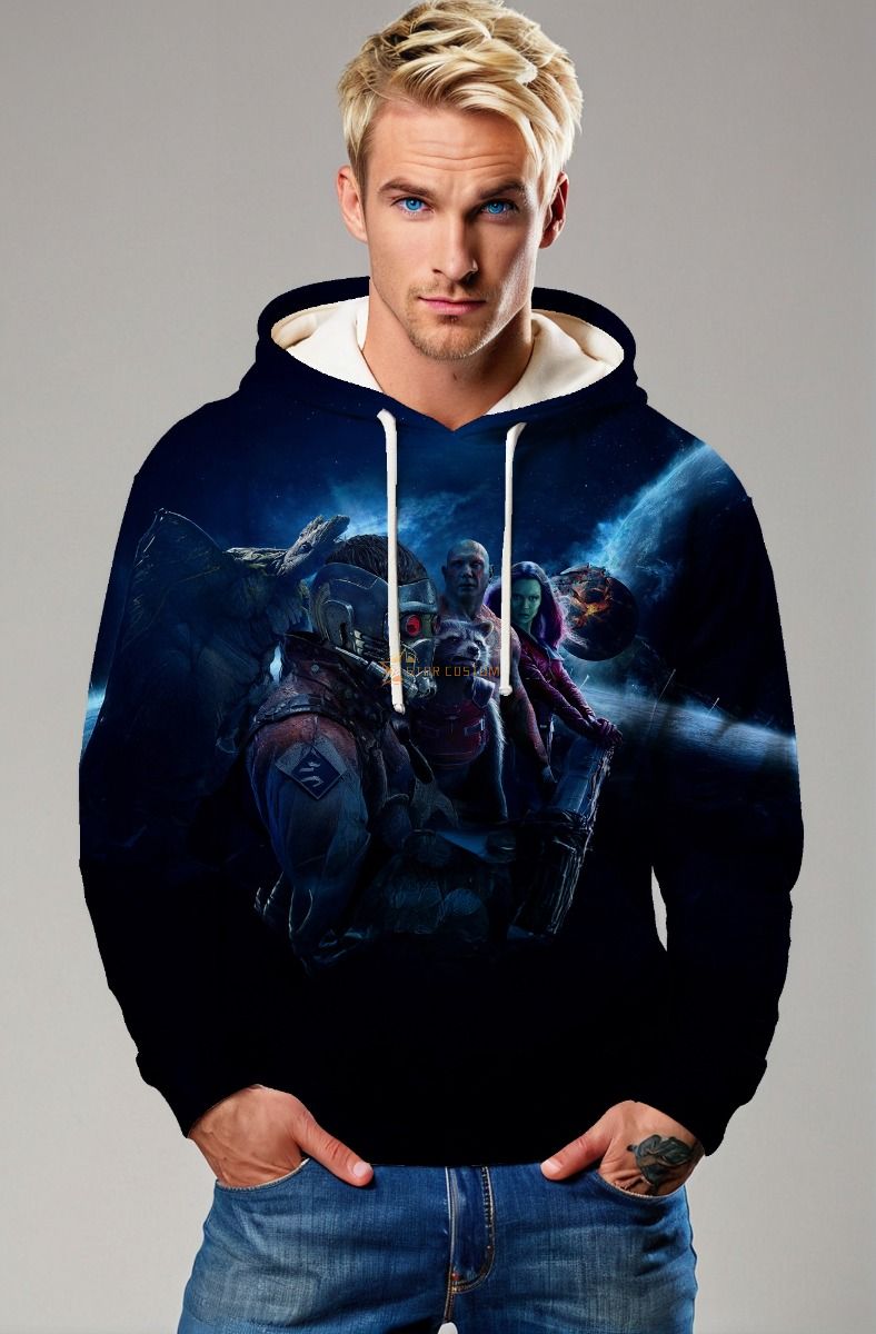 Dark Blue Guardians of the Galaxy Hoodie