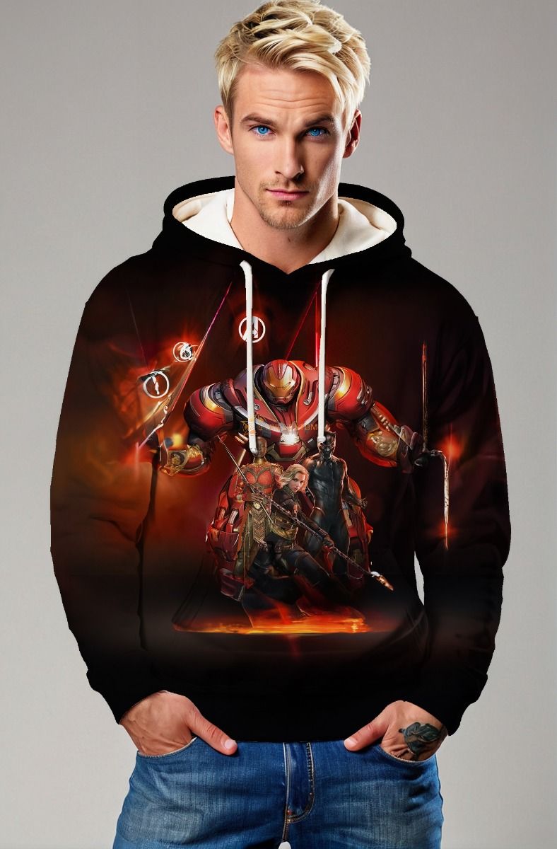 Black Avengers Battle Hoodie