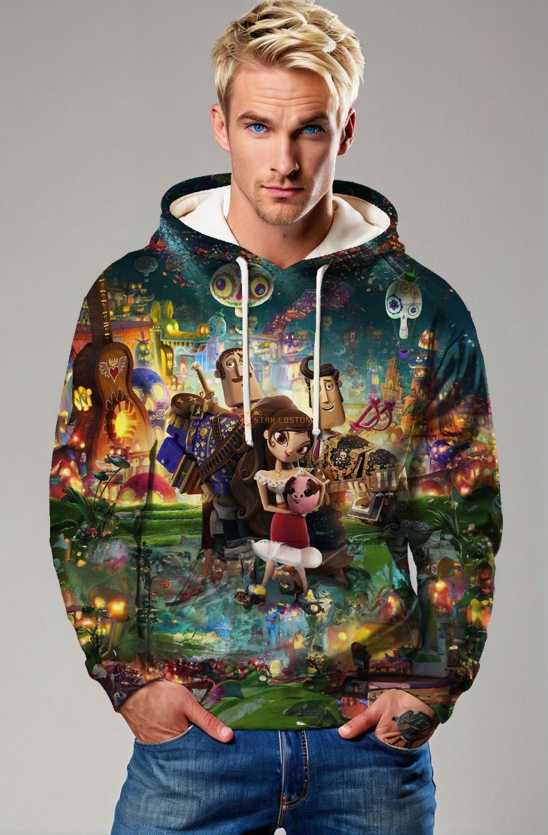 Colorful Animated Fantasy Hoodie
