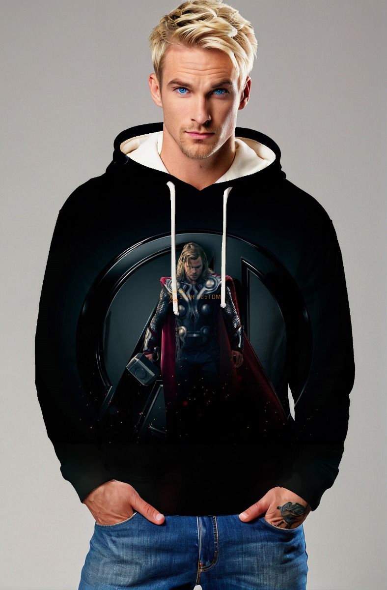 Black Thor Avengers Hoodie