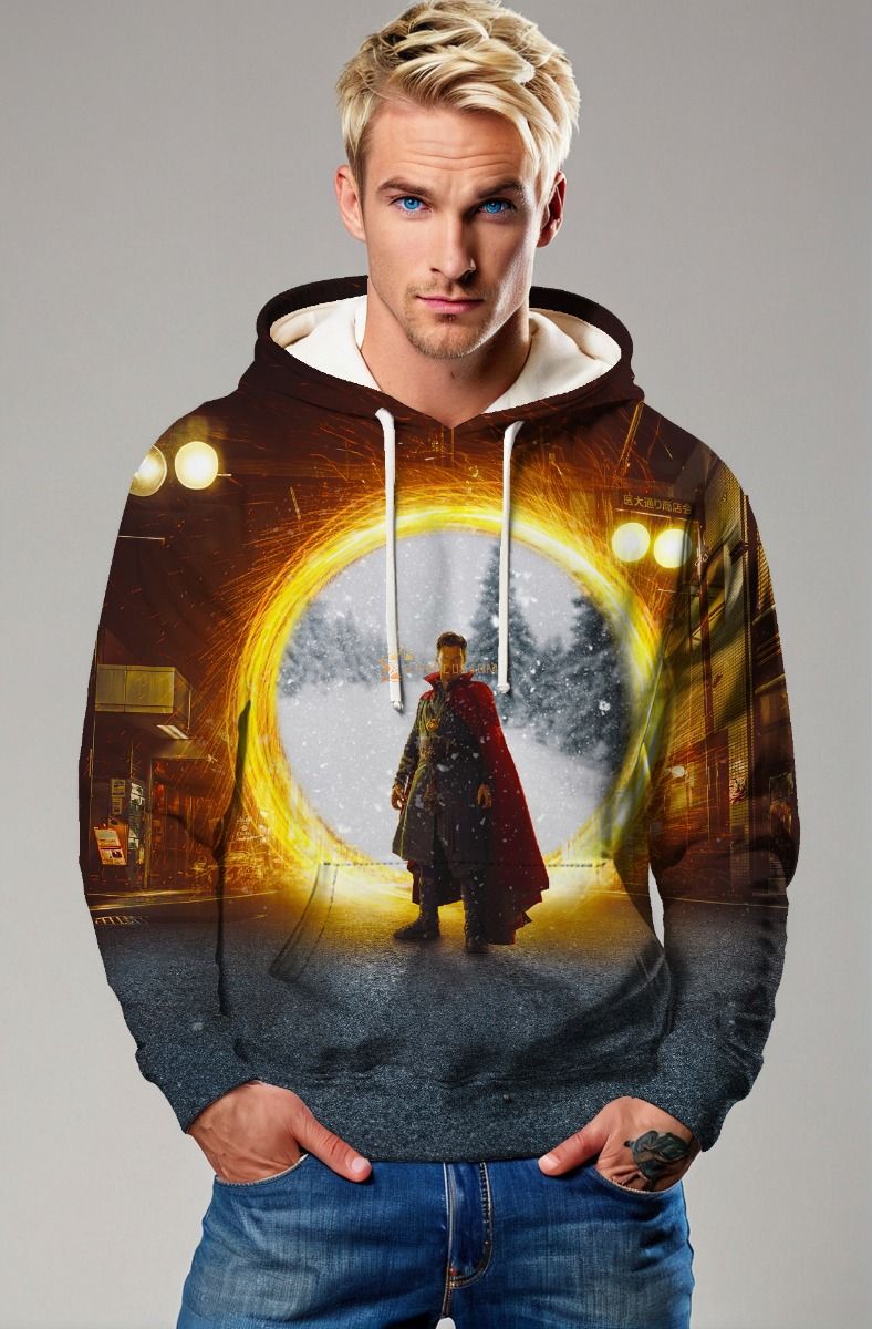 Black Doctor Strange Pullover Hoodie – Mystic Arts Streetwear