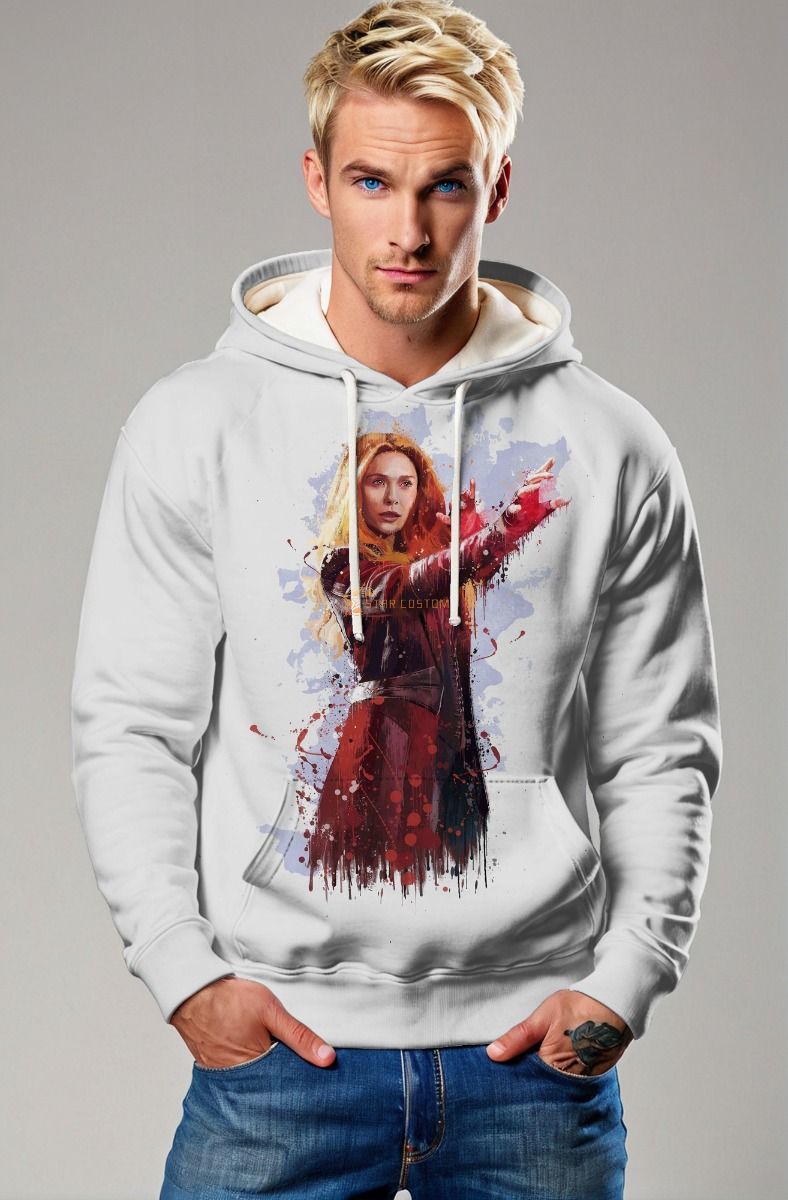 Light Gray Mystic Hero Pullover Hoodie