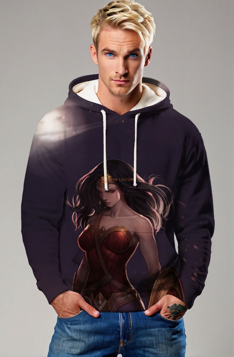 Dark Purple Pullover Hoodie – Gentle Warrior Princess Mood
