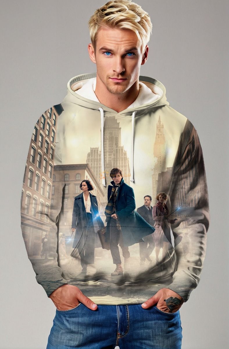 Light Beige Fantastic Wizards Hoodie – Magic in Manhattan