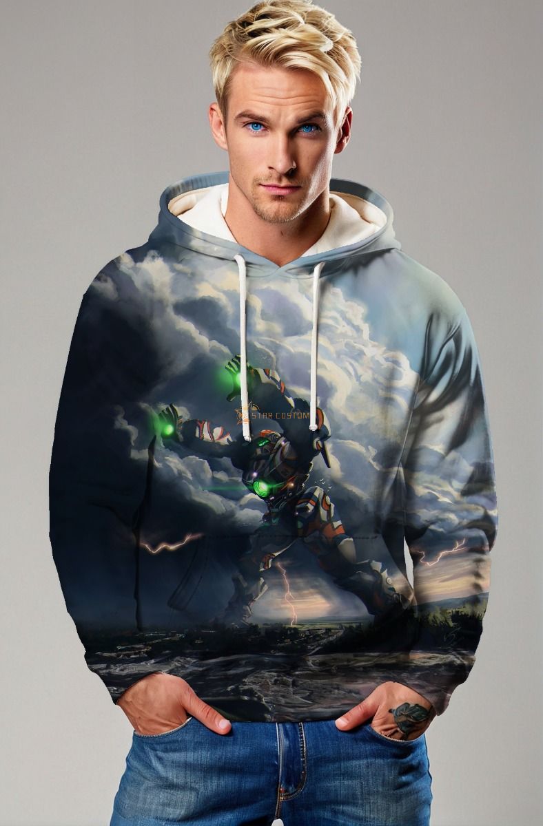 Stormstrike Mech Hoodie – Thunder Grey Edition