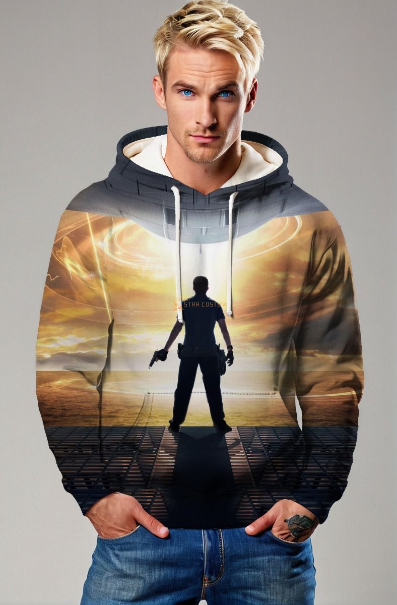 Sunset Outpost Hoodie – Golden Horizon Edition
