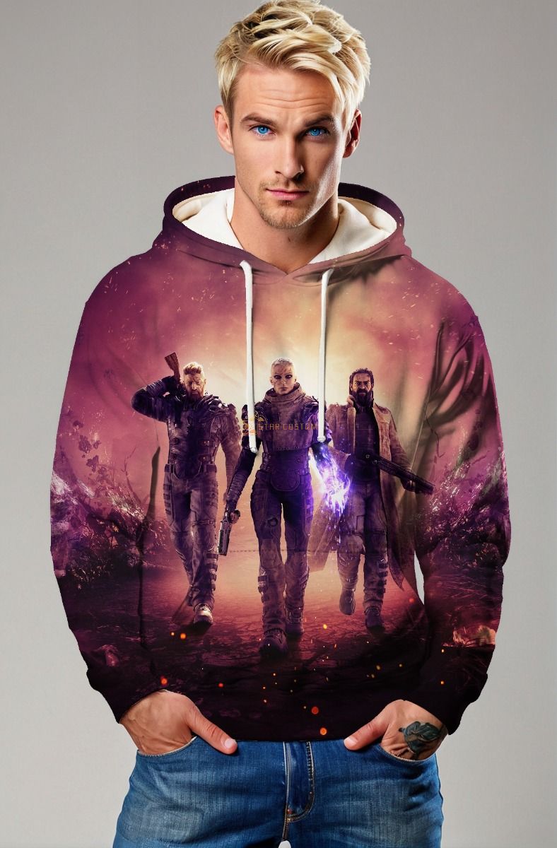 Warlight Brotherhood Hoodie – Crimson Storm Edition