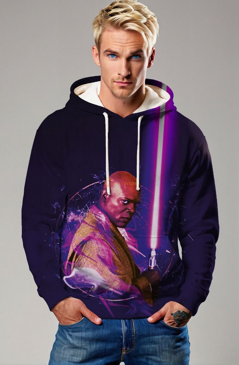Deep Purple Jedi Hoodie – Violet Saber Edition