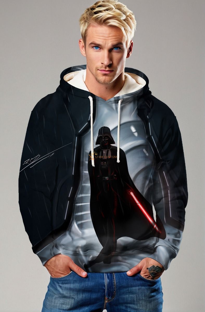 Dark Grey Vader Hoodie – Galactic Entrance Edition