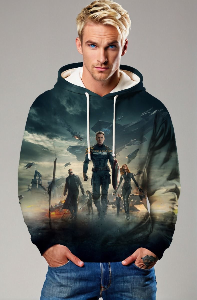 Unity Force Hoodie – Dark Green Hero Squad Pullover