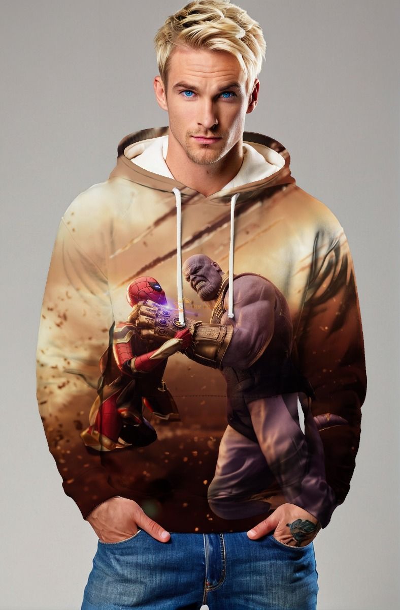 Clash of Titans – Sand Brown Pullover Hoodie