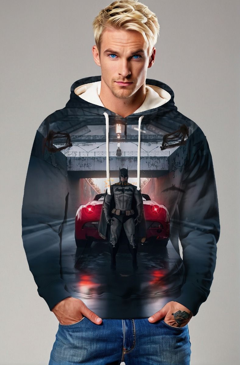 Dark Pursuit – Charcoal Black Pullover Hoodie