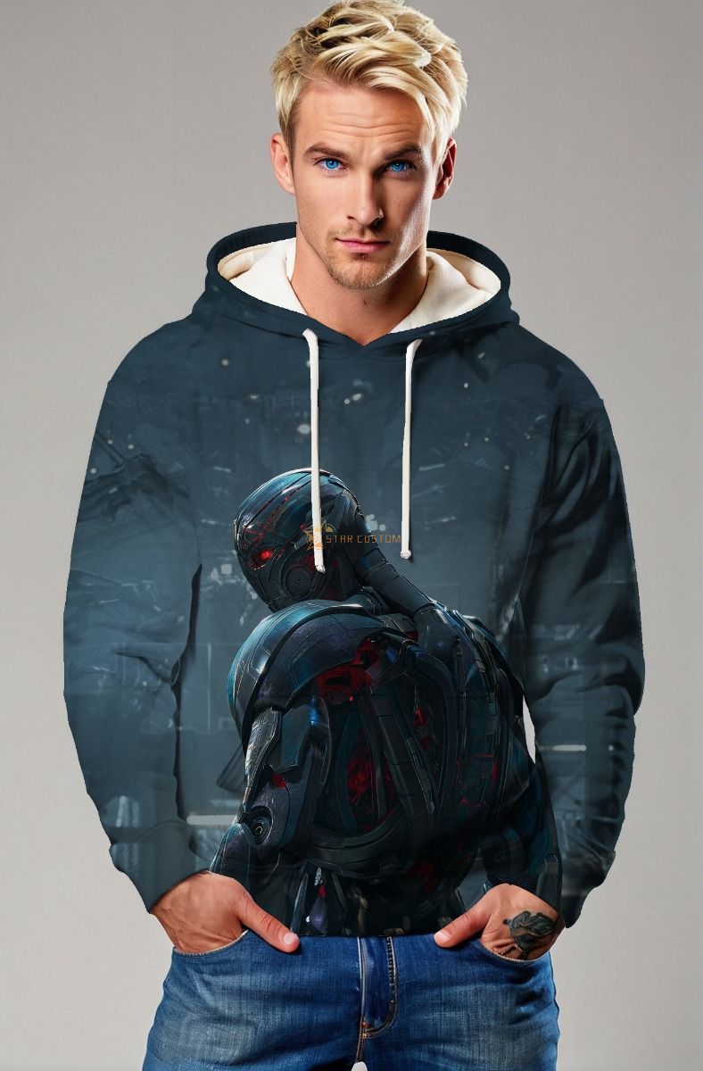 Ultron Dark Tech Pullover Hoodie – Marvel Villain Collection