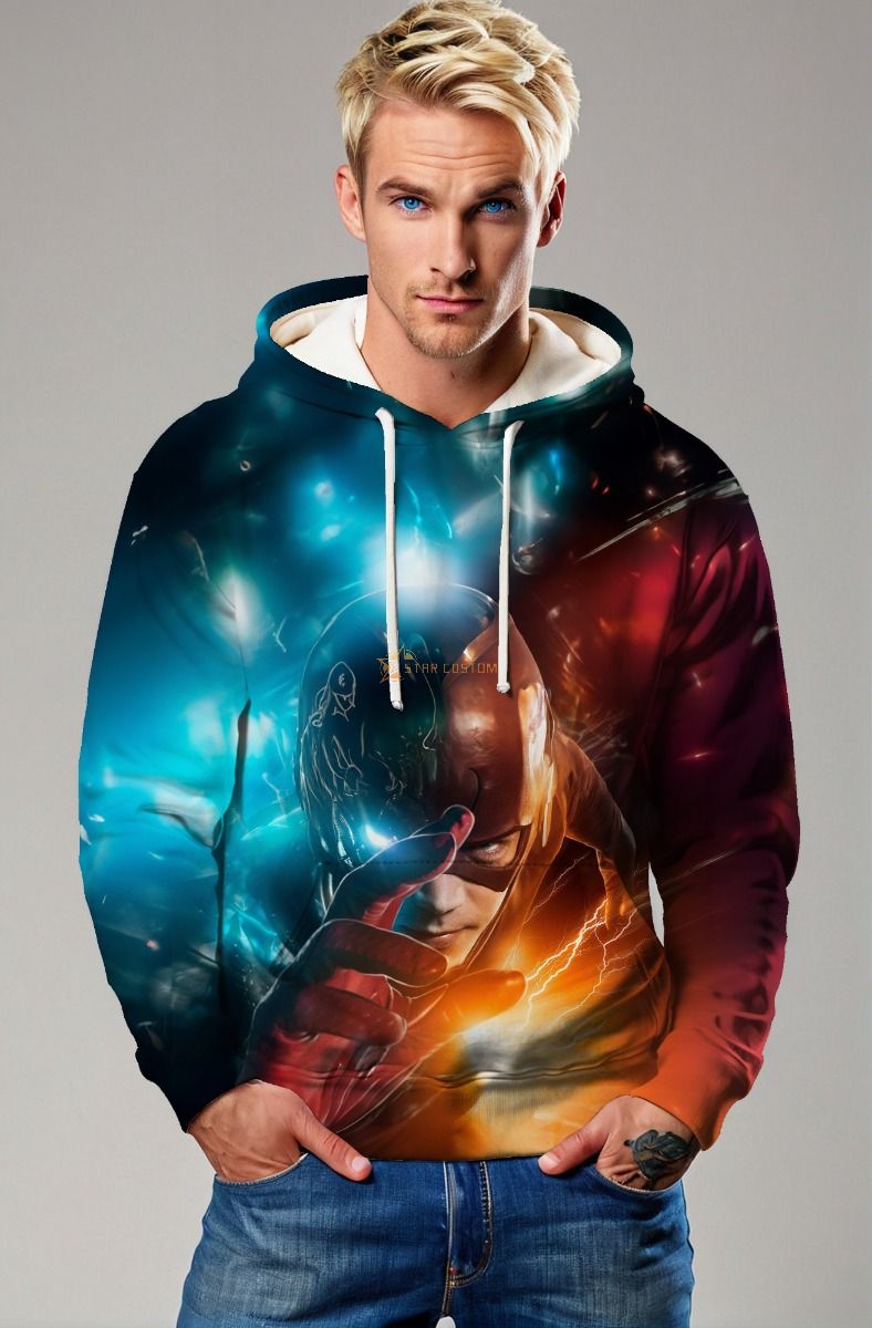 The Flash Hoodie – Lightning Speed Cinematic Design