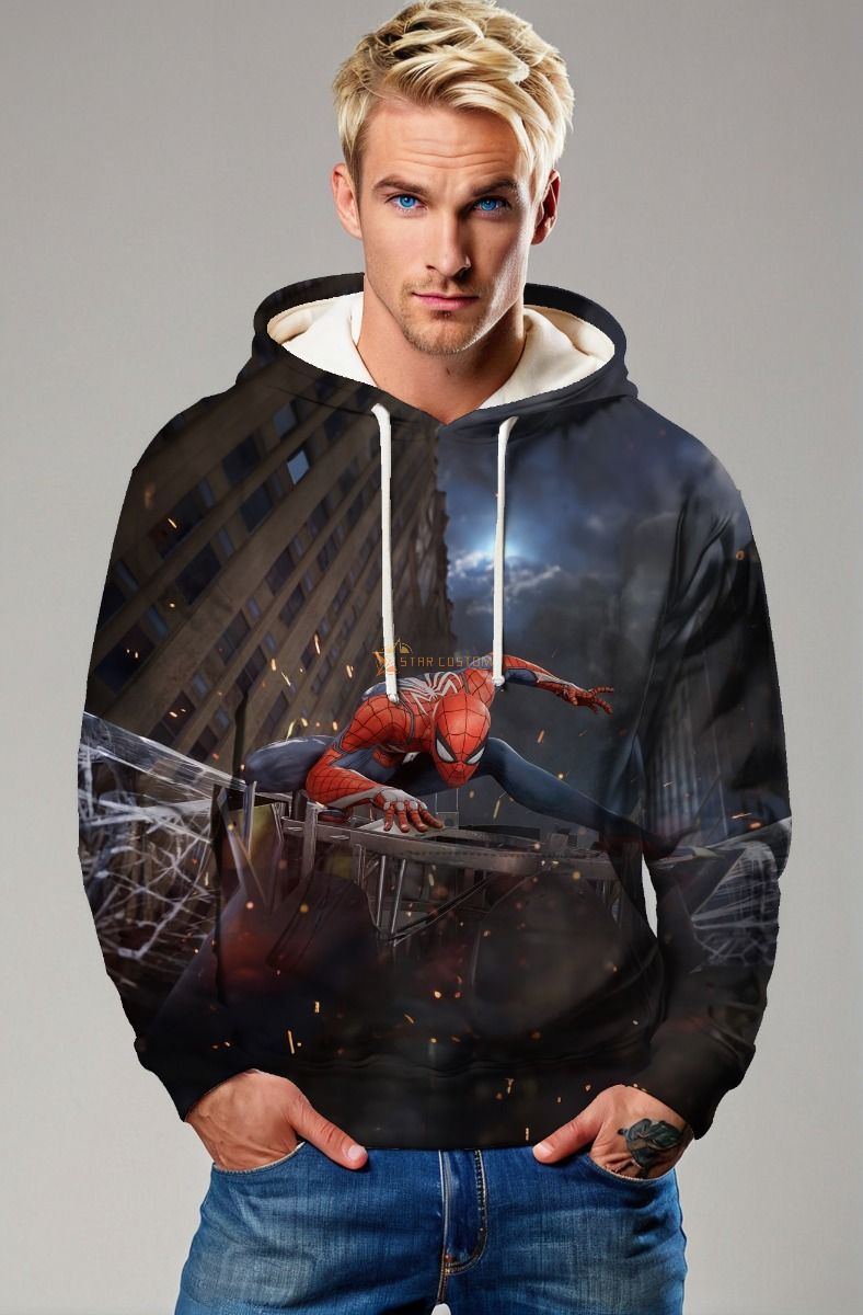 Spider-Man Hoodie – City Night Ambush