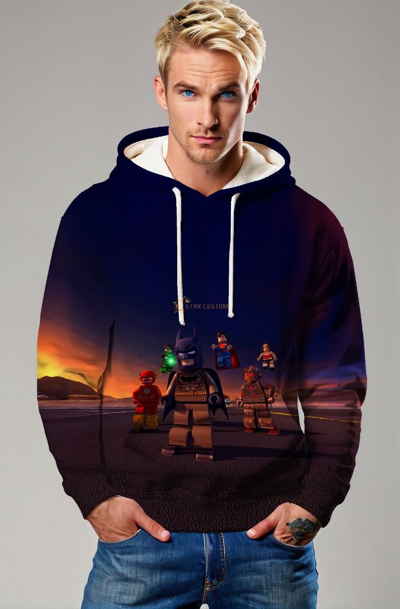 LEGO Justice League Hoodie – Sunset Hero Squad