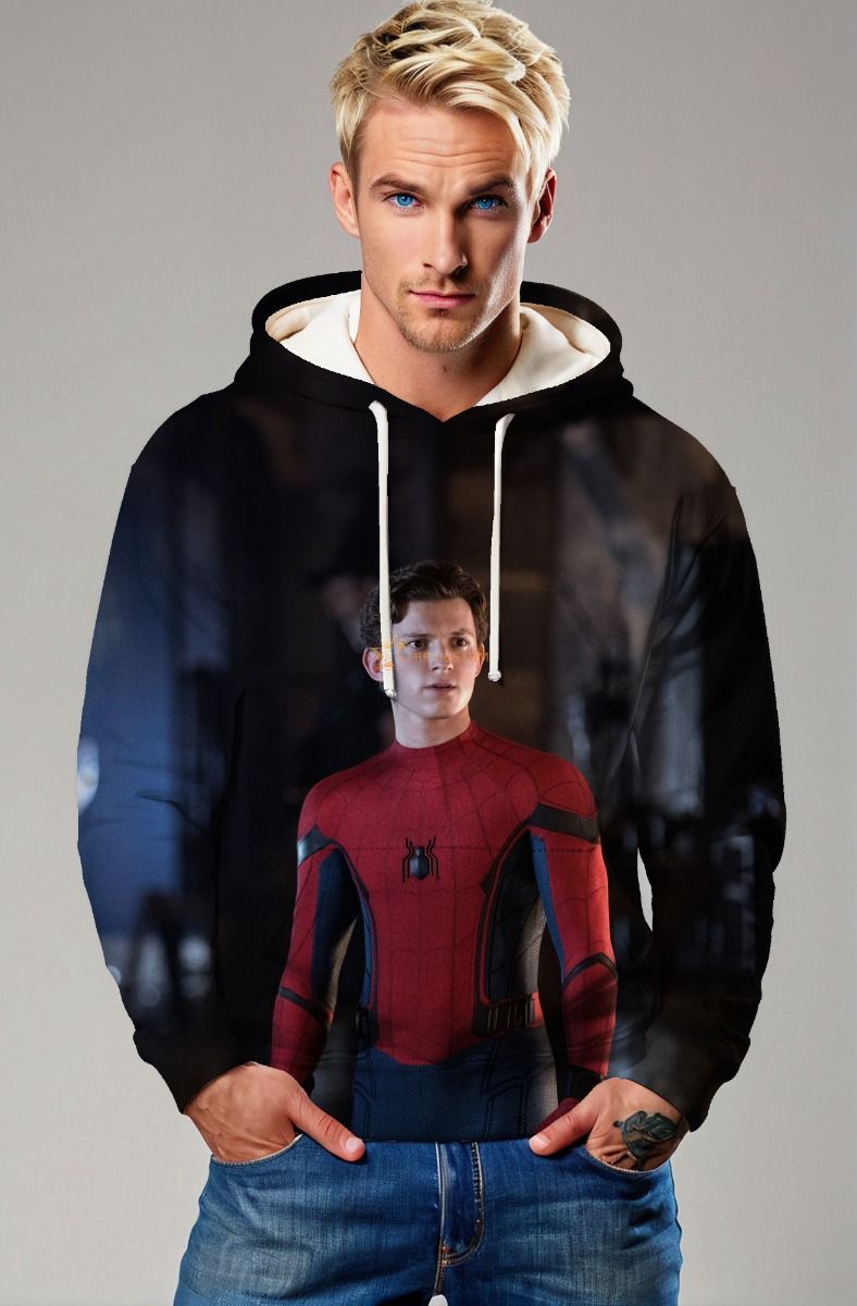 Spider-Man Hoodie – Hero in the Shadows