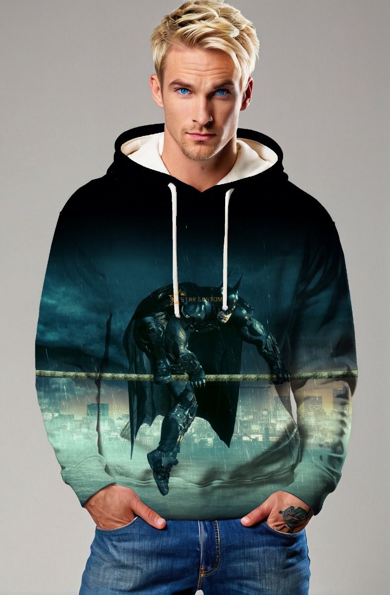 Batman Hoodie – Rooftop Vigil