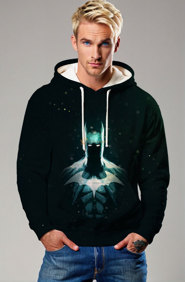 Batman Hoodie – Dark Silhouette Glow