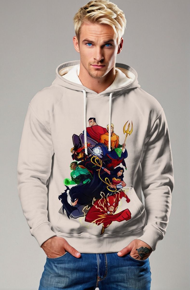 Justice League Dynamic Strike Hoodie – Heroes in Motion