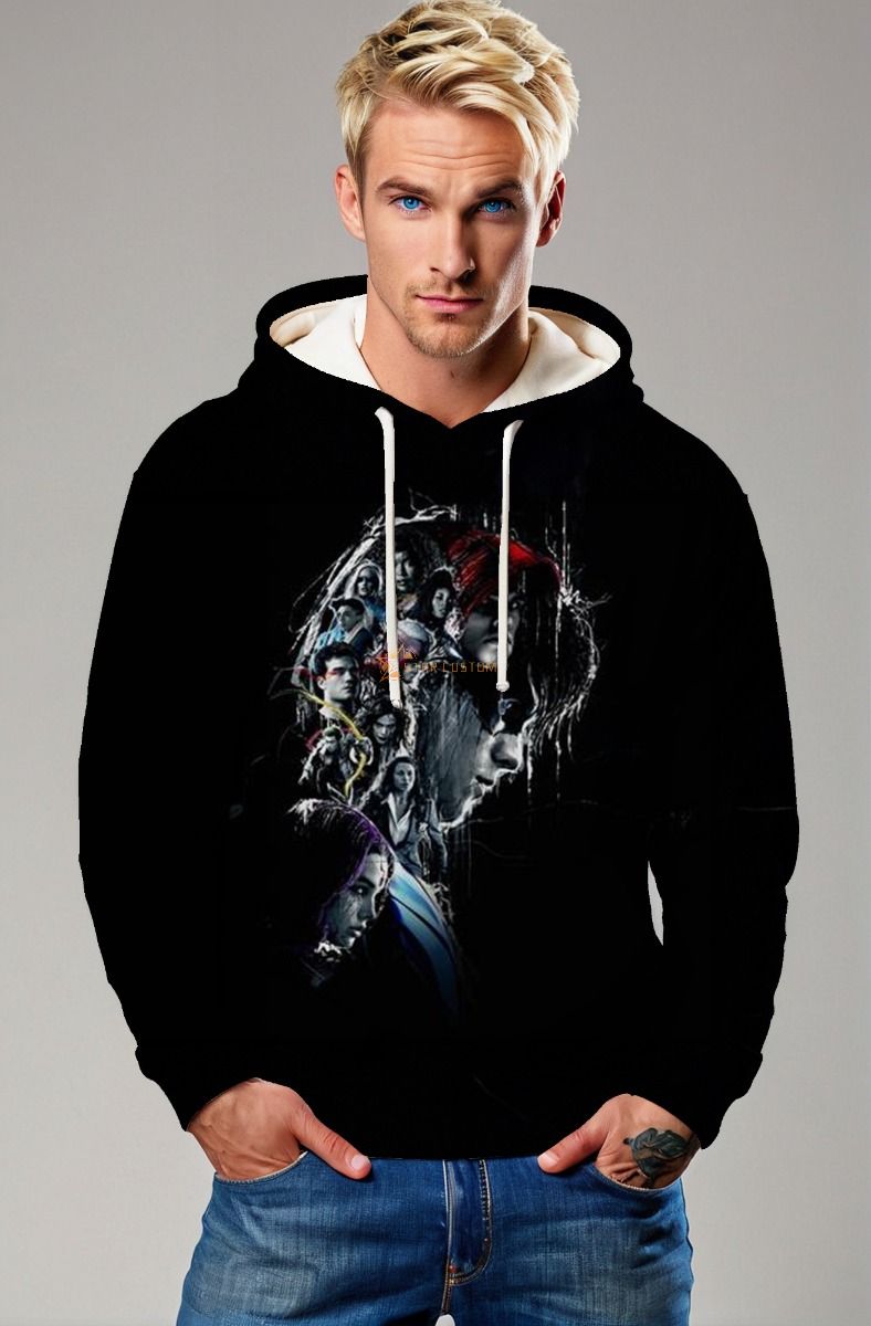 Titans Dark Silhouette Hoodie – Shadowed Heroes